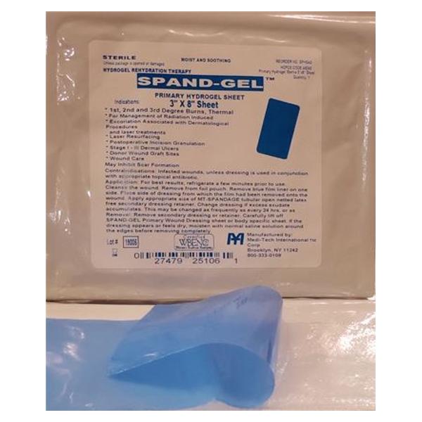 Dressing Wound SpanGel Hydrogel 3x8\